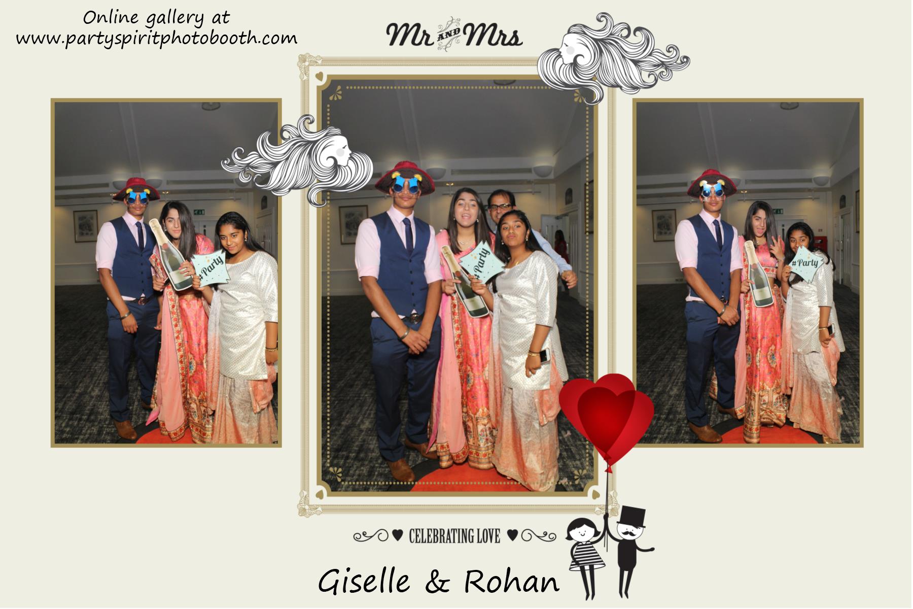 Giselle and Rohan's Wedding | View more photos from the event at gallery.partyspiritphotobooth.com/u/PartySpiritPhotoBooth/Giselle-and-Rohans-Wedding